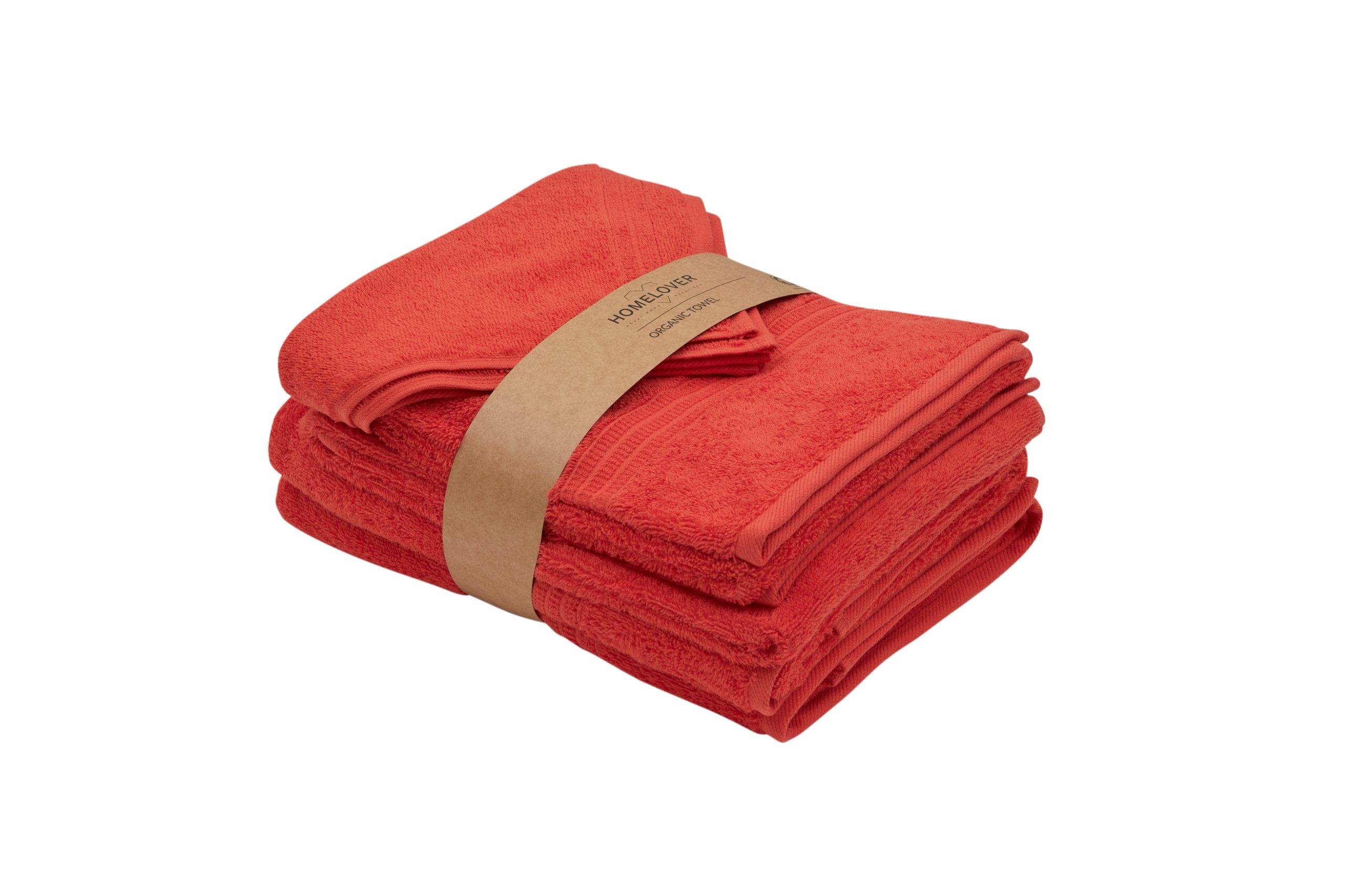 Zestawy ręczników Homelover - CORAL ORANGE