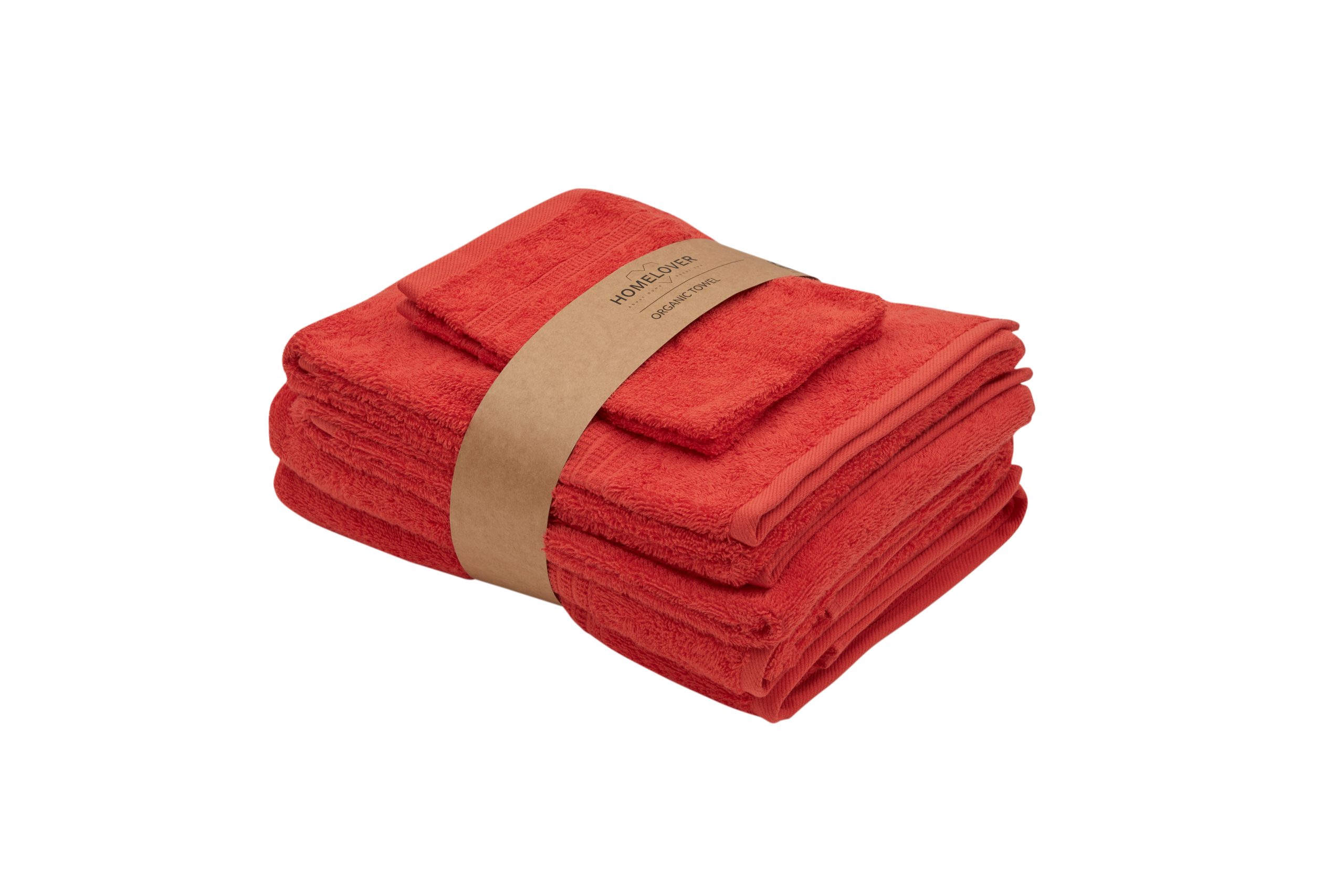 Zestawy ręczników Homelover - CORAL ORANGE